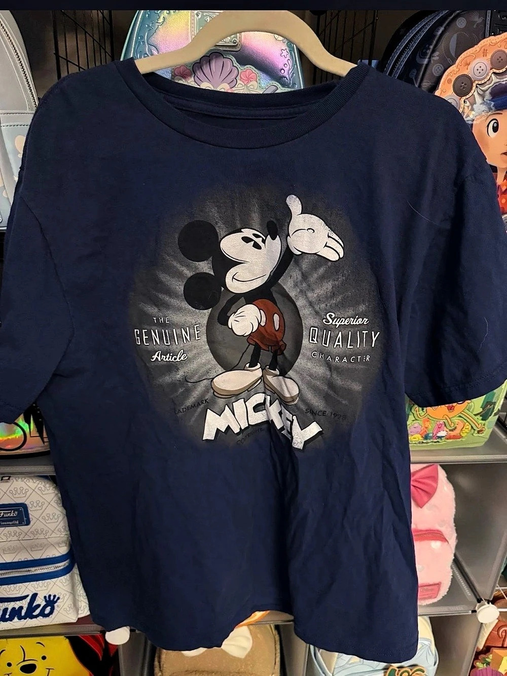 Disney Store Mickey Mouse The Genuine Article Superior Quality T-Shirt Mens XL
